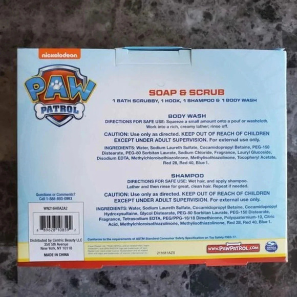 Paw Patrol Soap and Scrub Bath Set with Stuffed AnimalRed Bath Paint - Picture 3 of 7